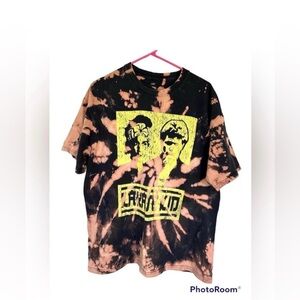 Karate Kid Bleach Dyed Graphic Tee XL Vintage Style Movie Shirt